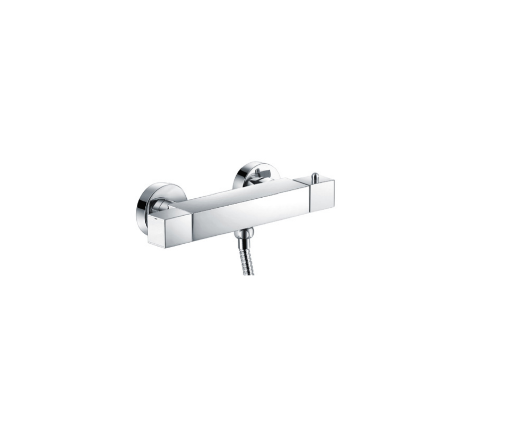 Square Thermostatic Exposed Shower Valve collection artwork