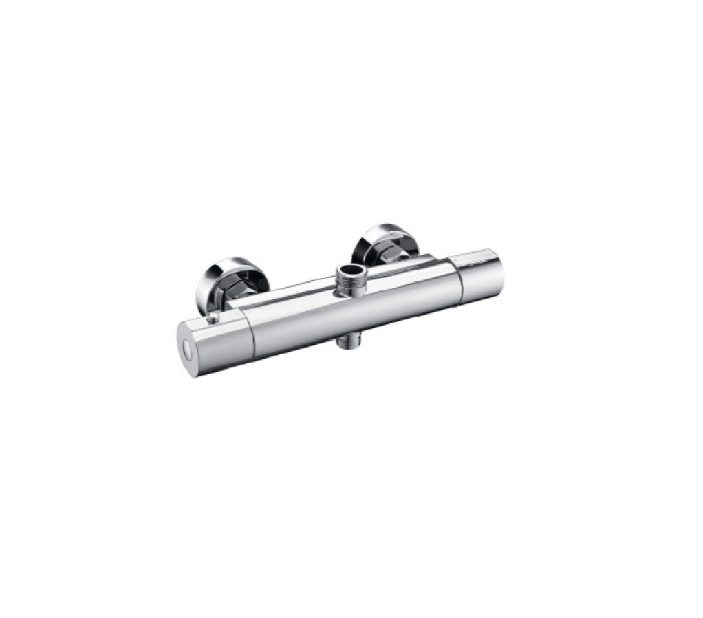 Round Thermostatic Exposed Shower Valve — 2 Outlets collection artwork