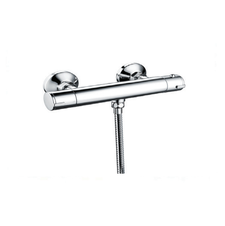 Slimline Round Thermostatic Exposed Shower Valve collection artwork