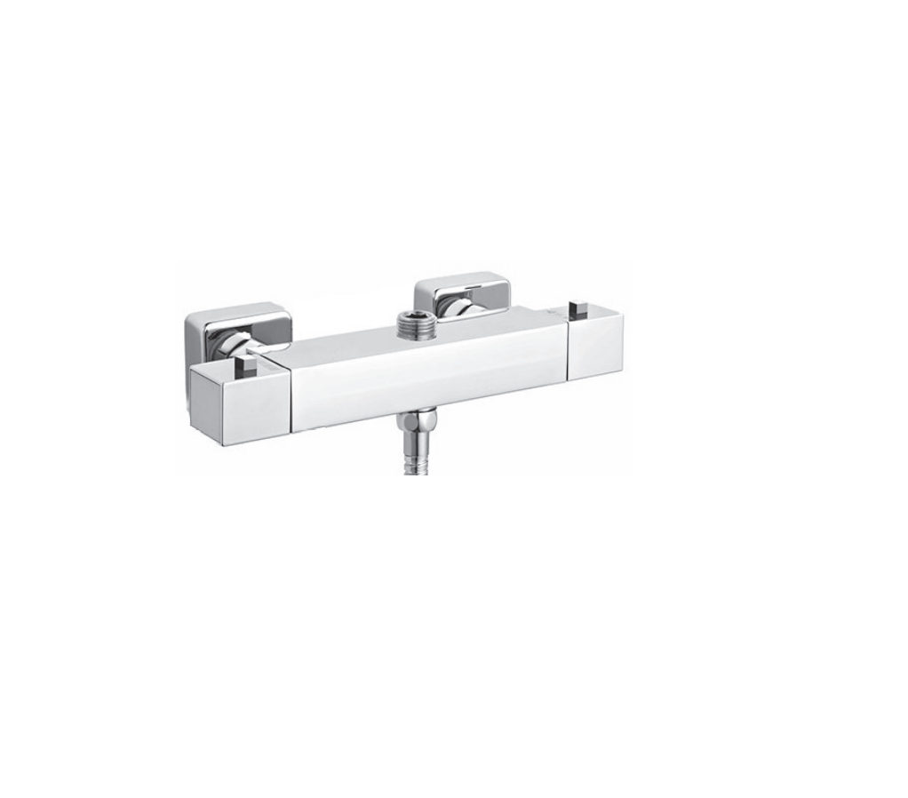 Square Thermostatic Exposed Shower Valve — 2 Outlets collection artwork