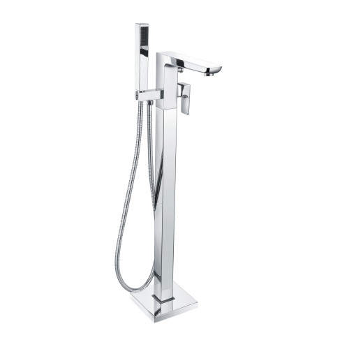 Dash Single Lever Floor-Standing Bath Shower Mixer — Chrome