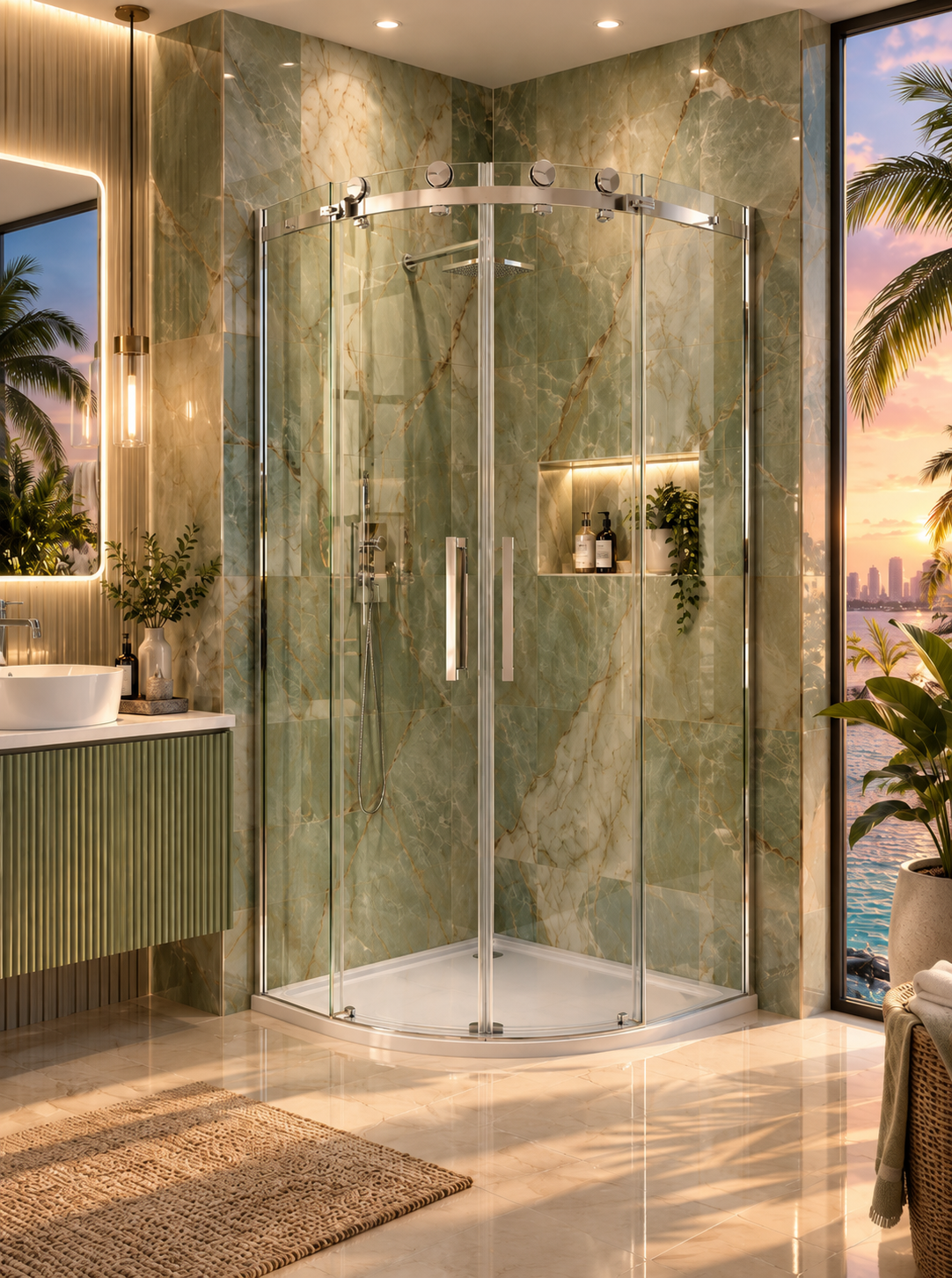 Frameless 2 Door Quad collection artwork