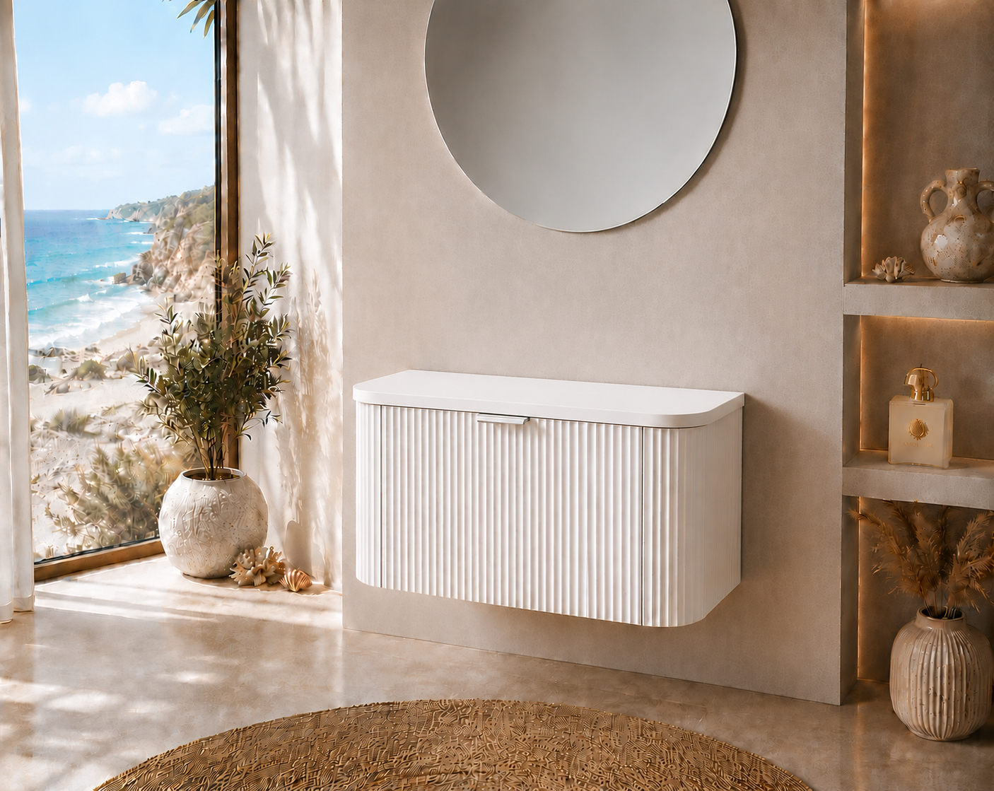Compatto 600 CT Basin - Gloss White