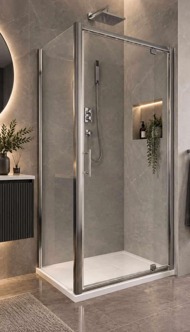 Orbit Pivot Door collection artwork