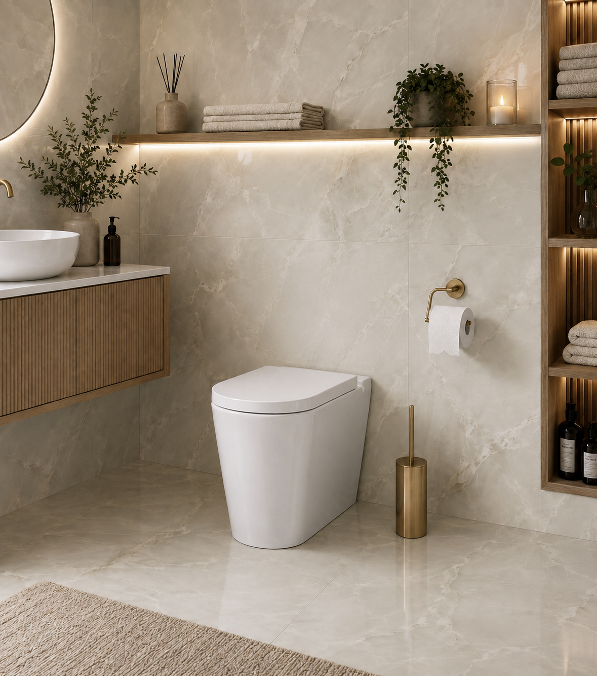 California Back to Wall Toilet